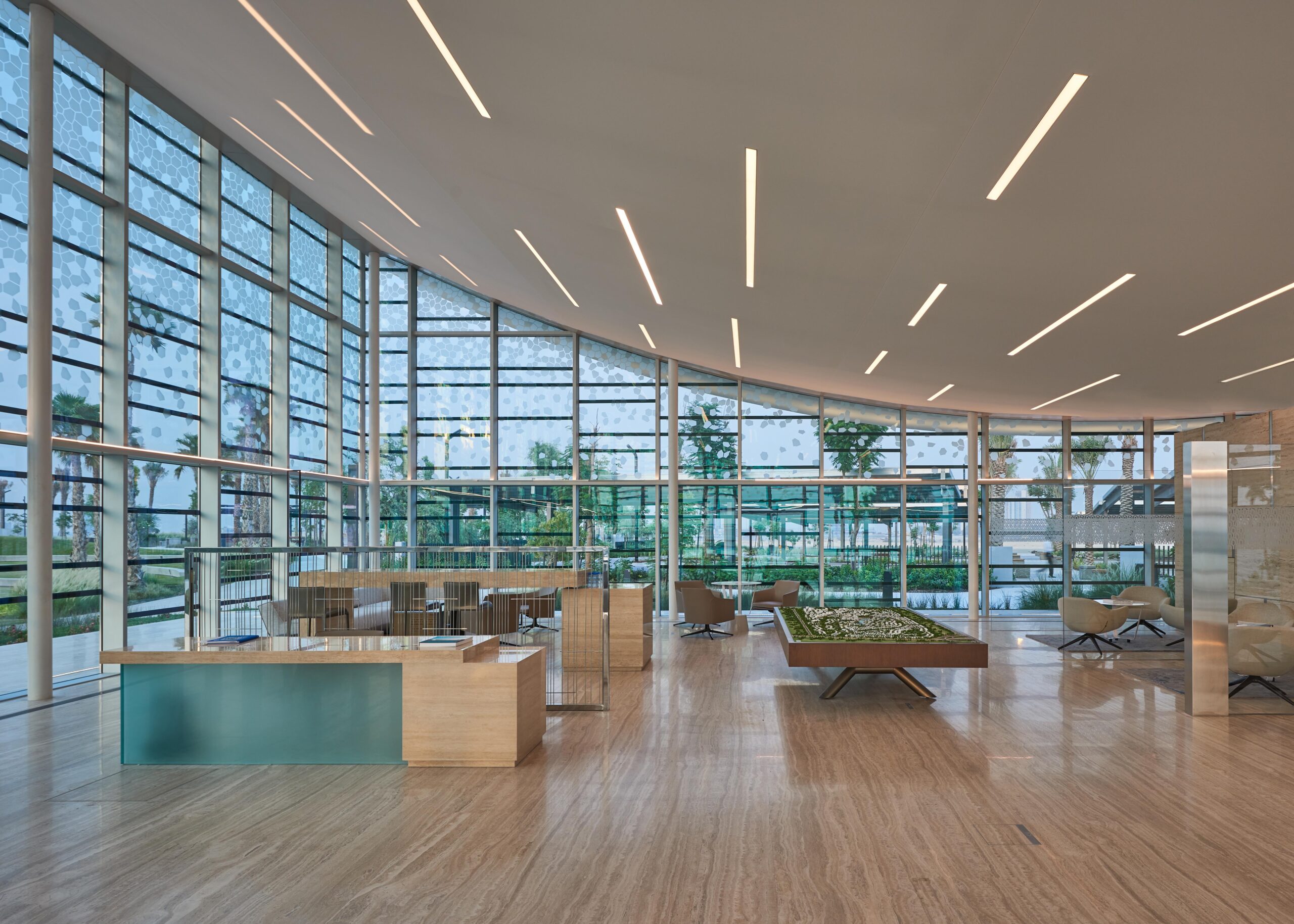 Tilal Al Ghaf, Sales Pavilion